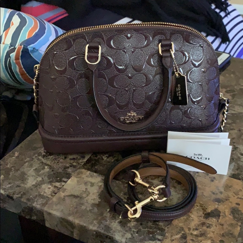 Coach  satchel w/ matching wallet